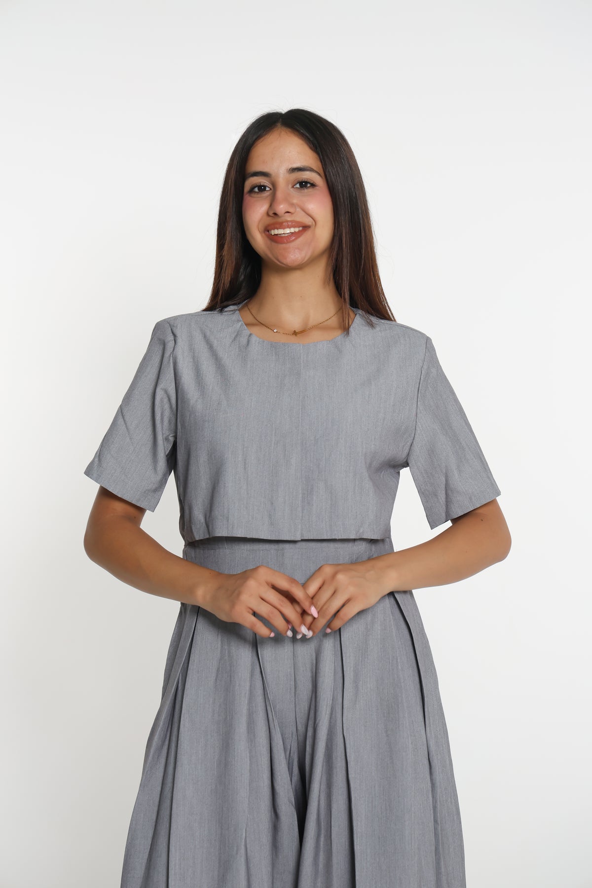 اوفرهول رمادي - gray overalls