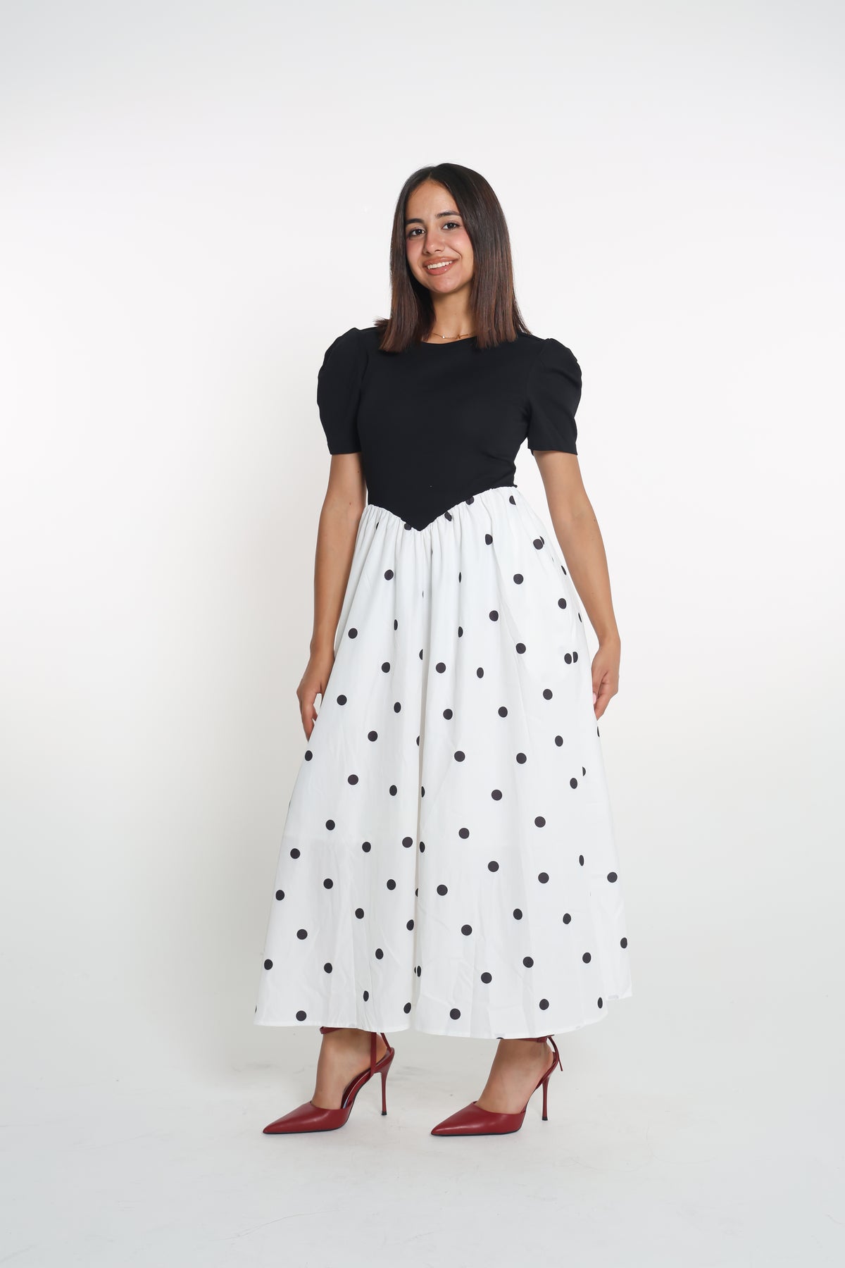 Polka dress - فستان منقّط