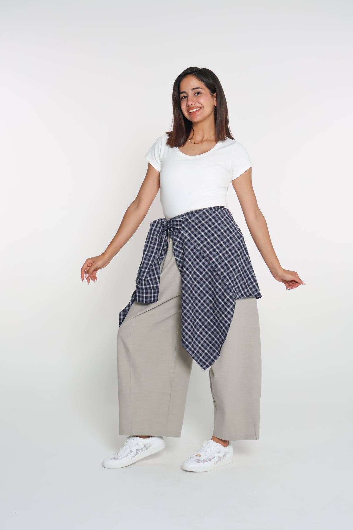قميص كاروهات onesize