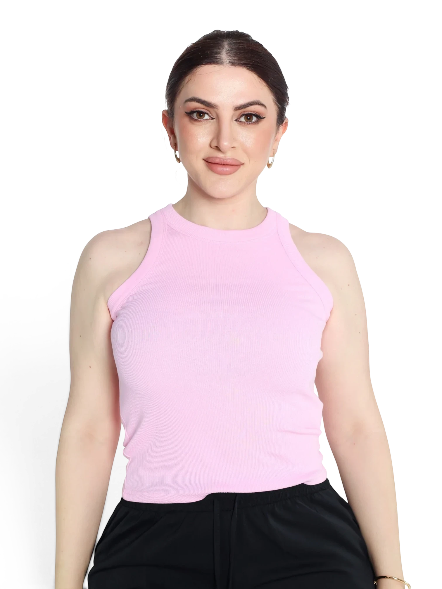 كروب توب طويلة سادة