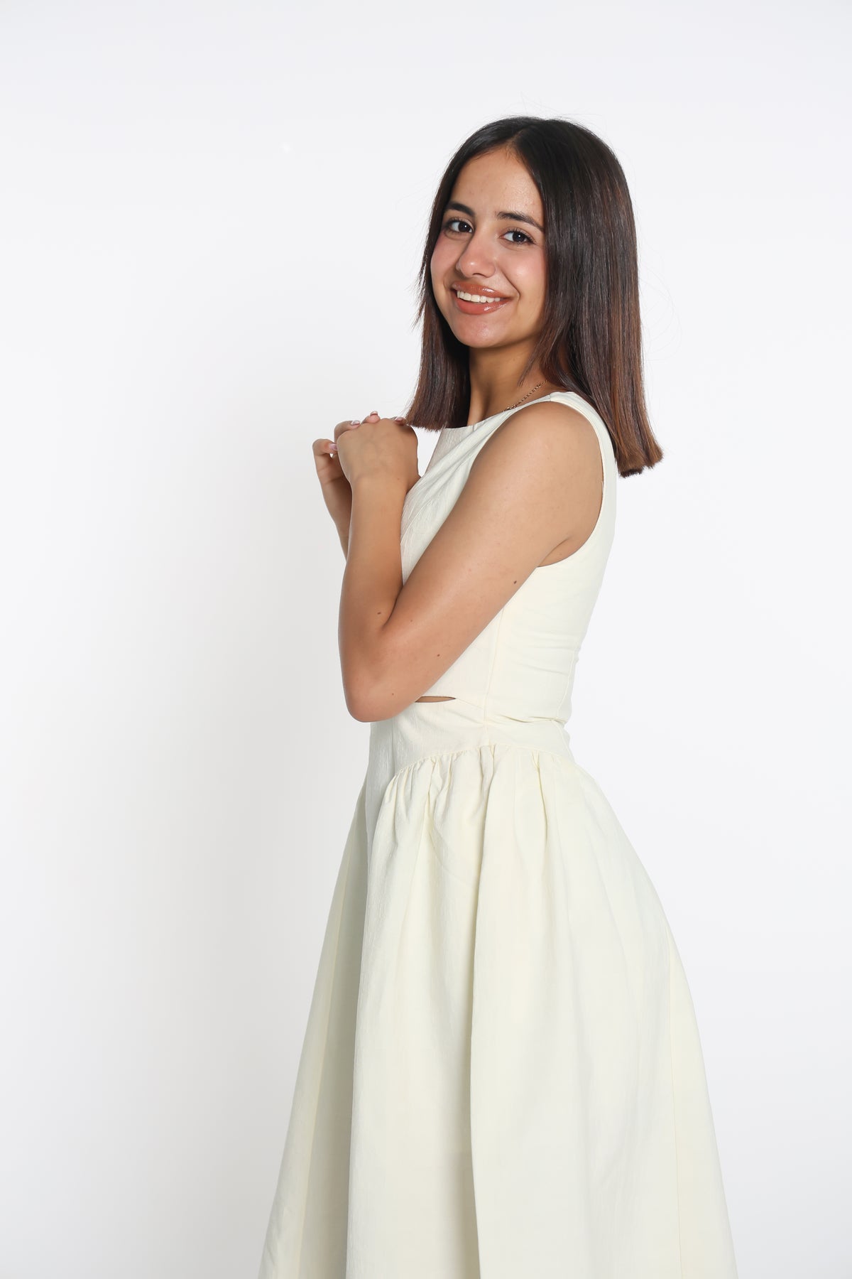 Cut out midi dress