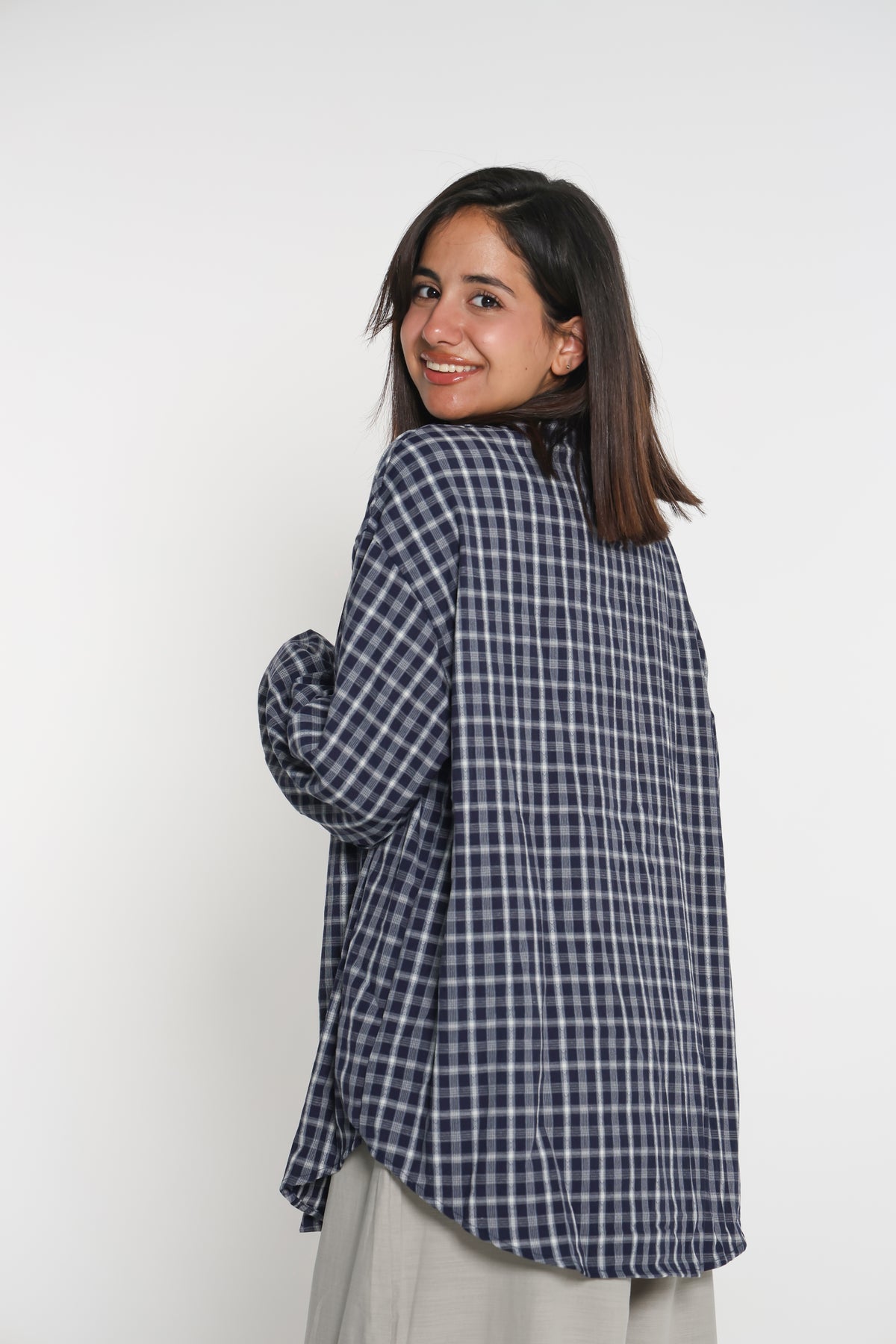 قميص كاروهات onesize