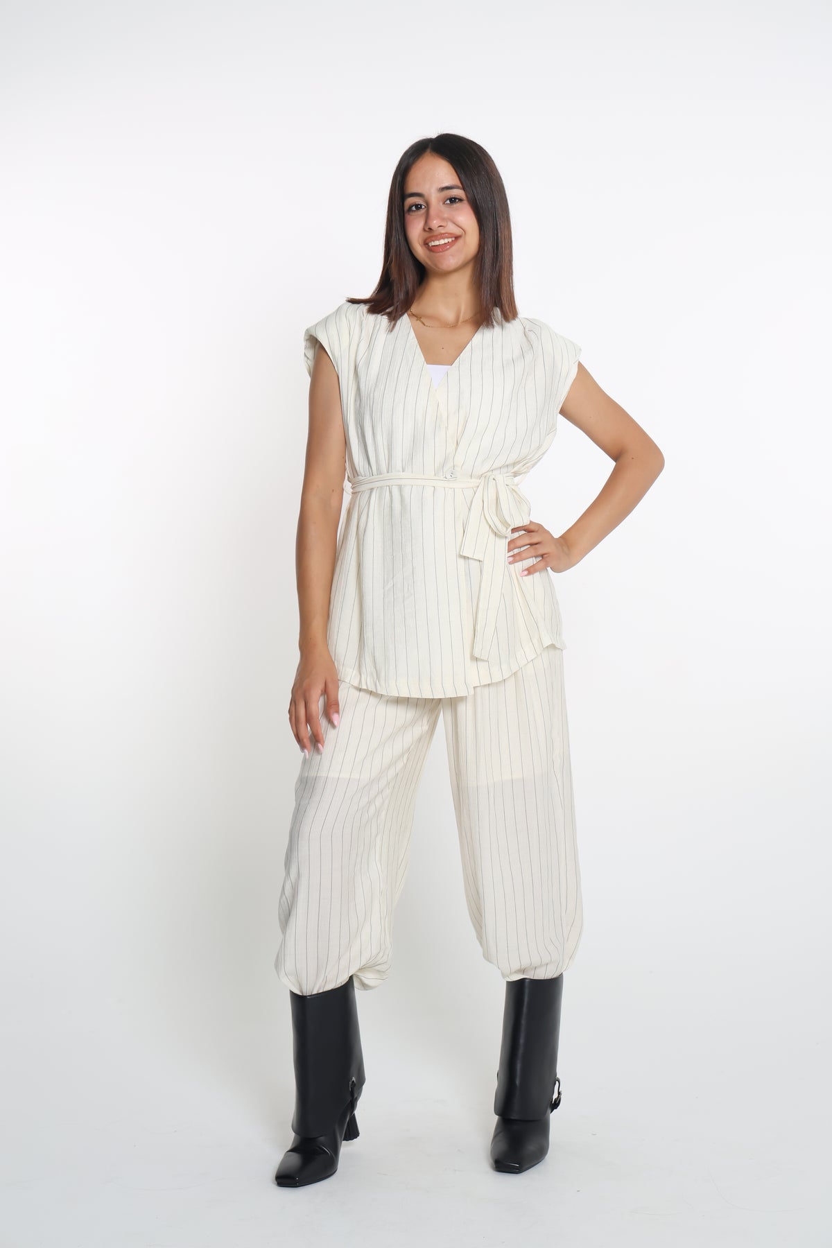 Striped 2 piece set - طقم مخطط