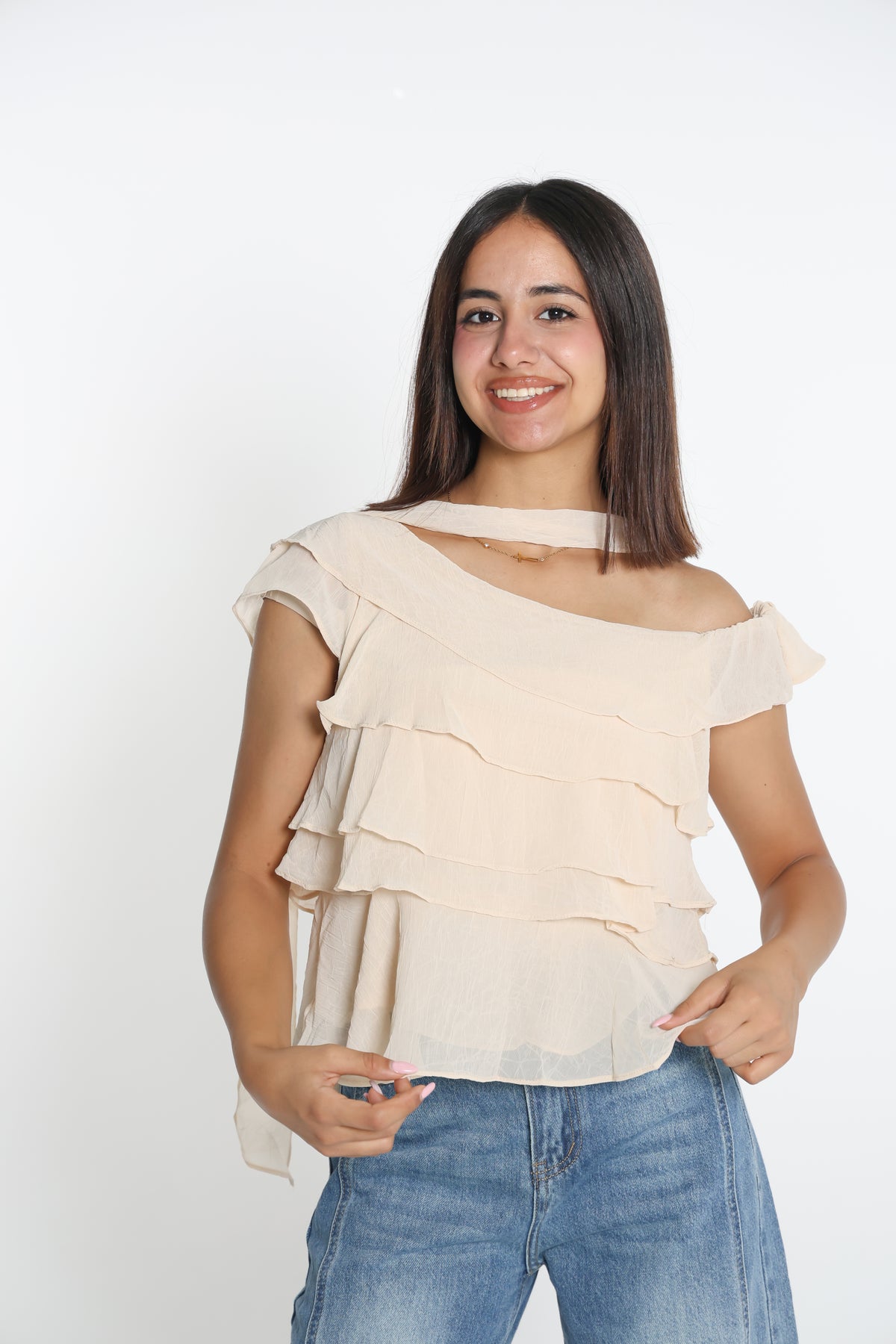بلوزة مرفرفة onesize