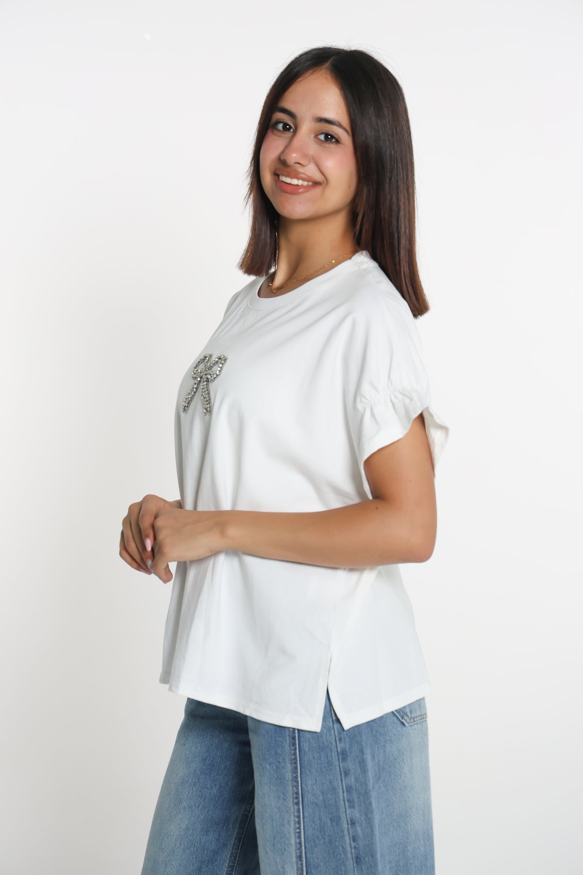 Sparkle bow T-shirt