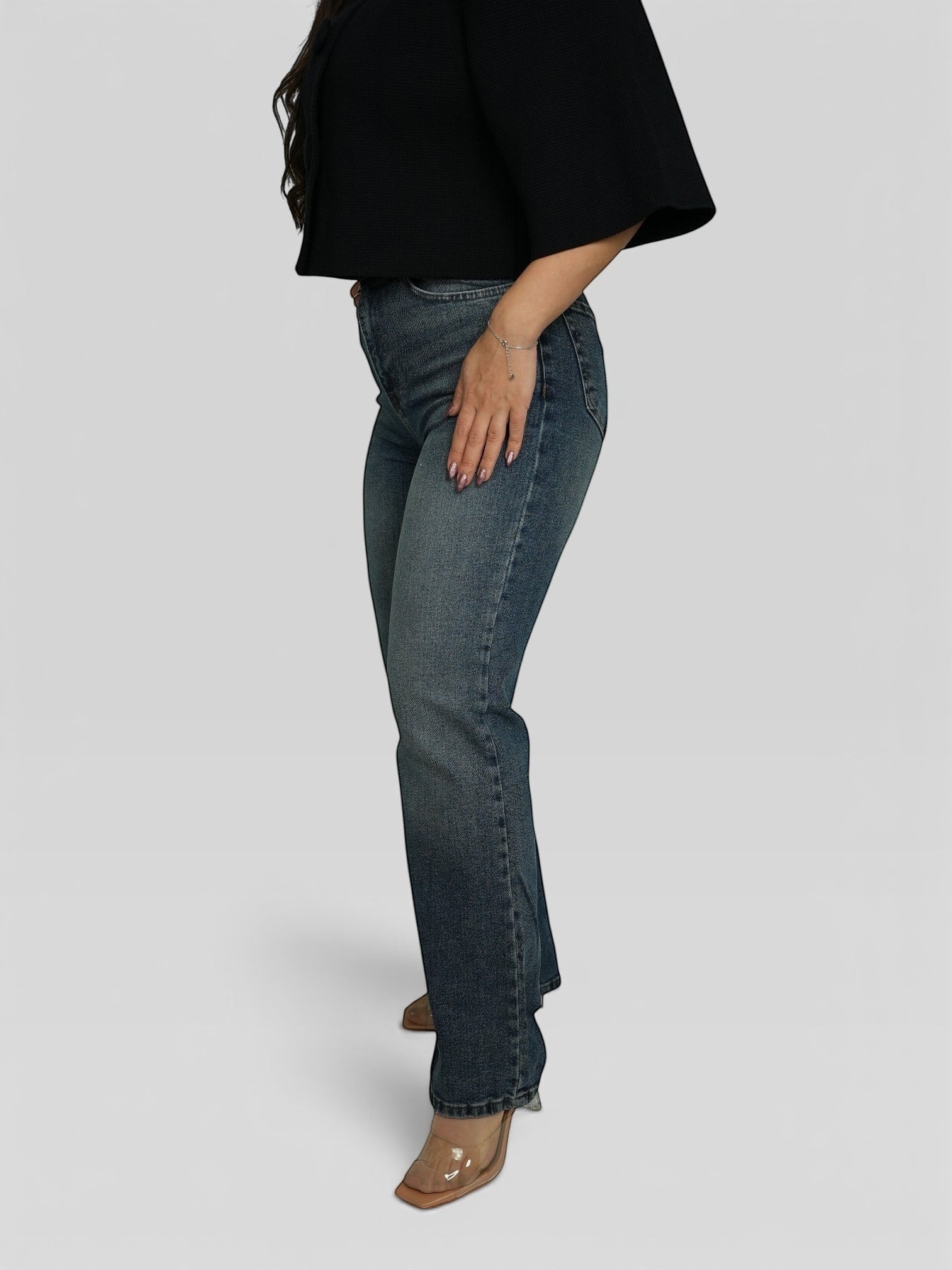 جينز سادة straight
