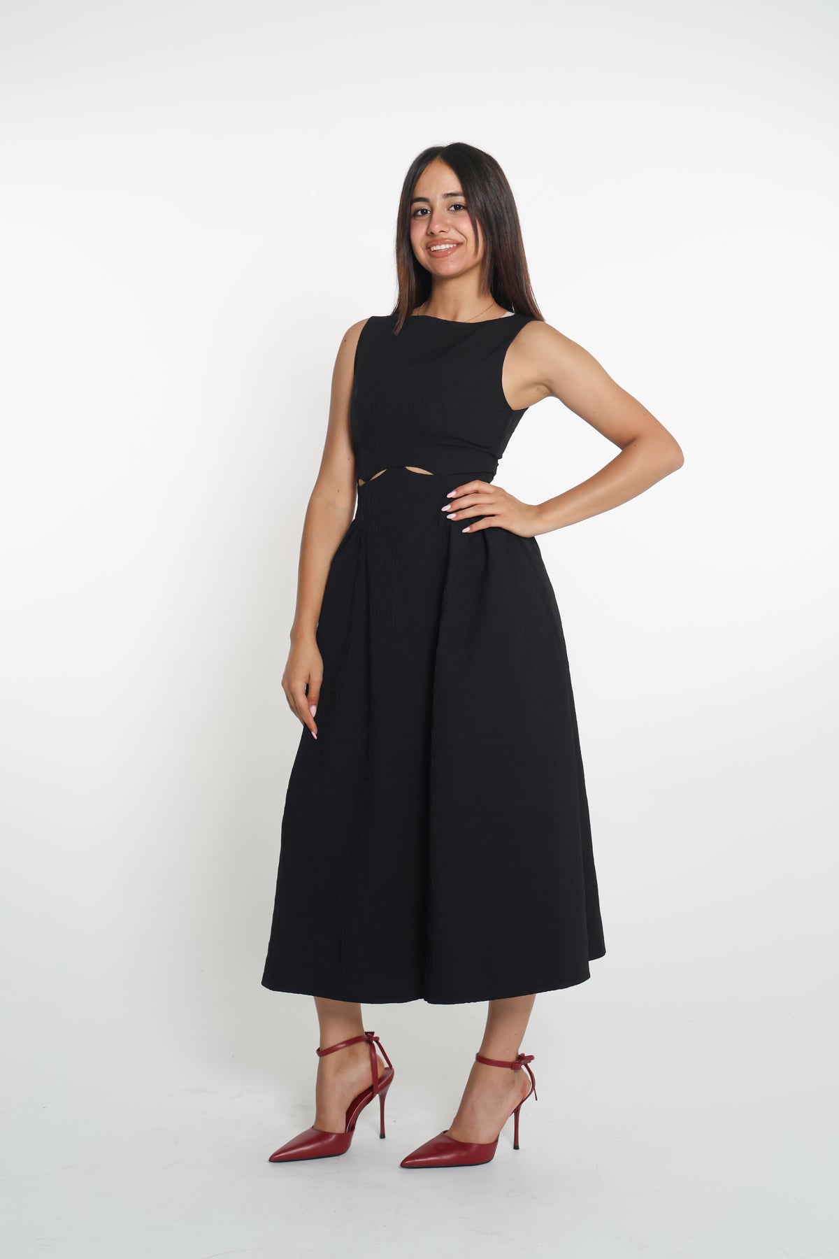 Cut out midi dress