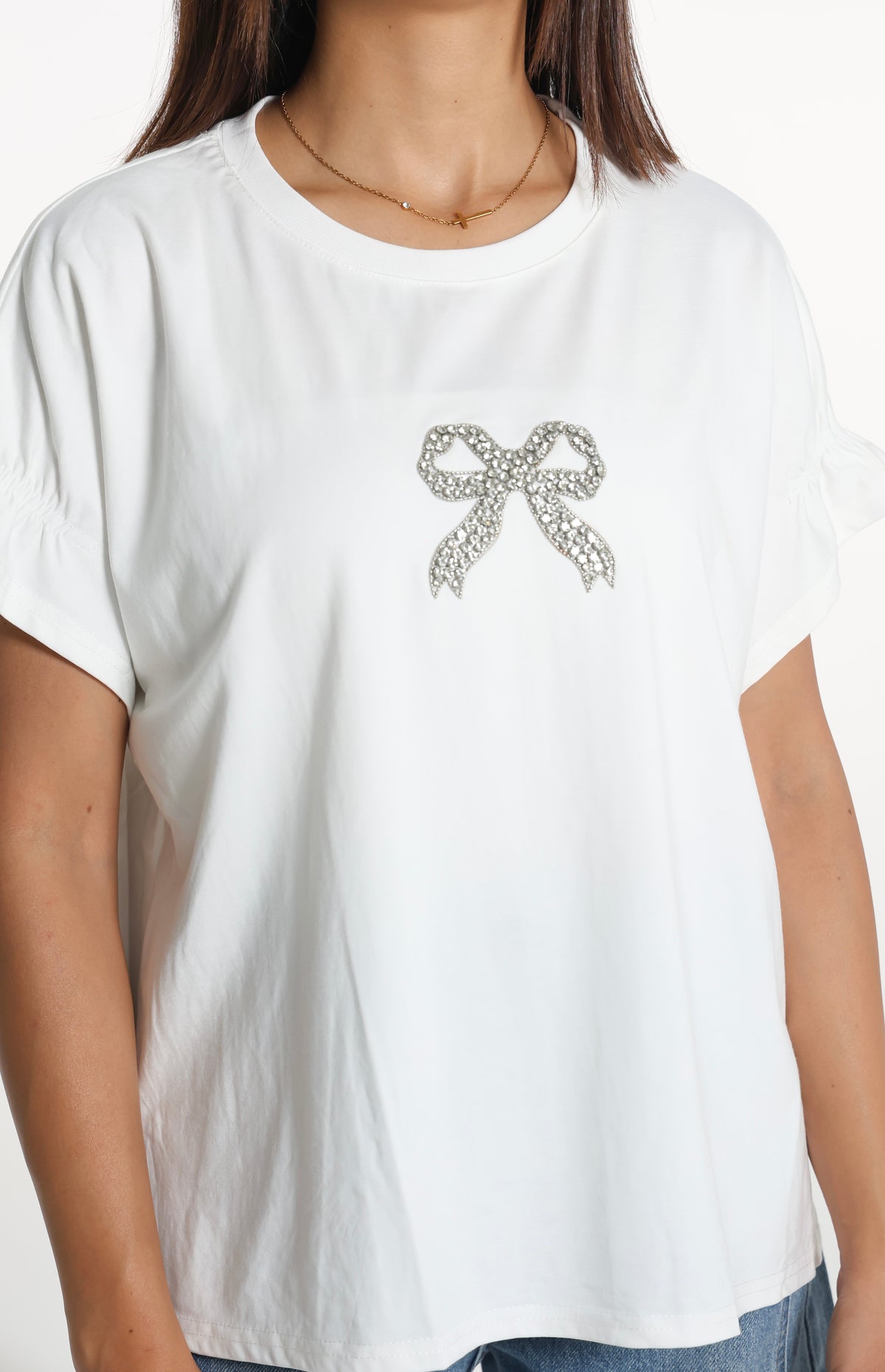Sparkle bow T-shirt