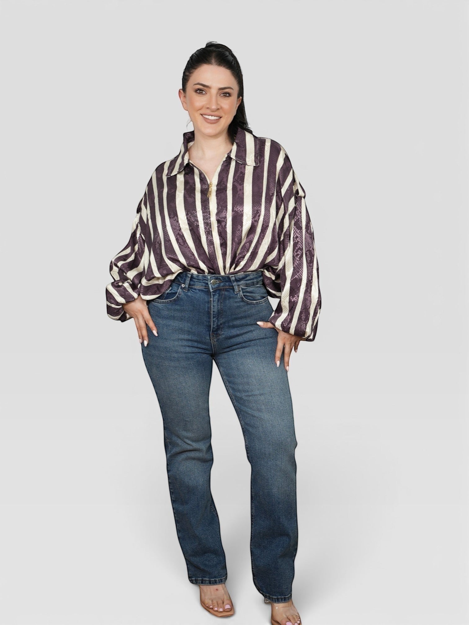 جينز سادة straight