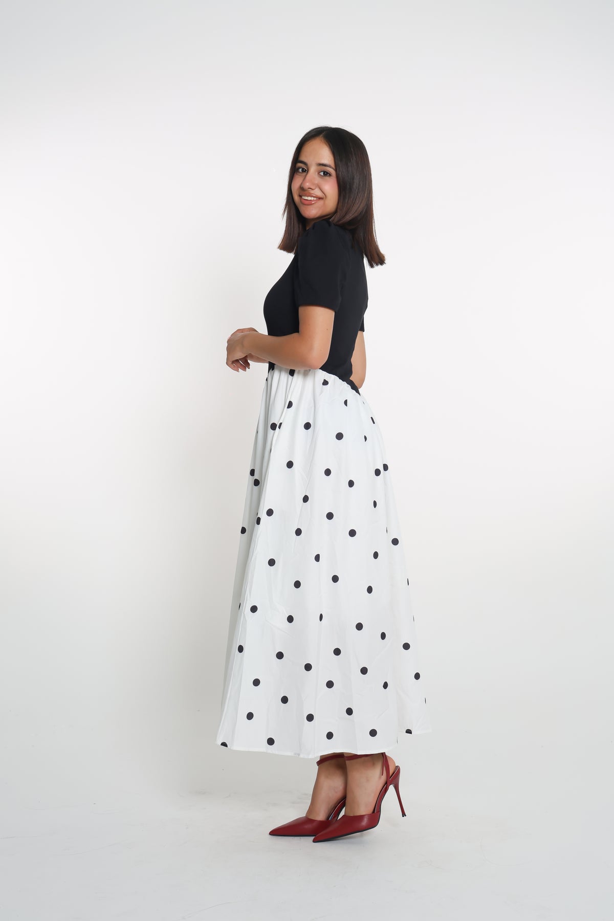Polka dress - فستان منقّط