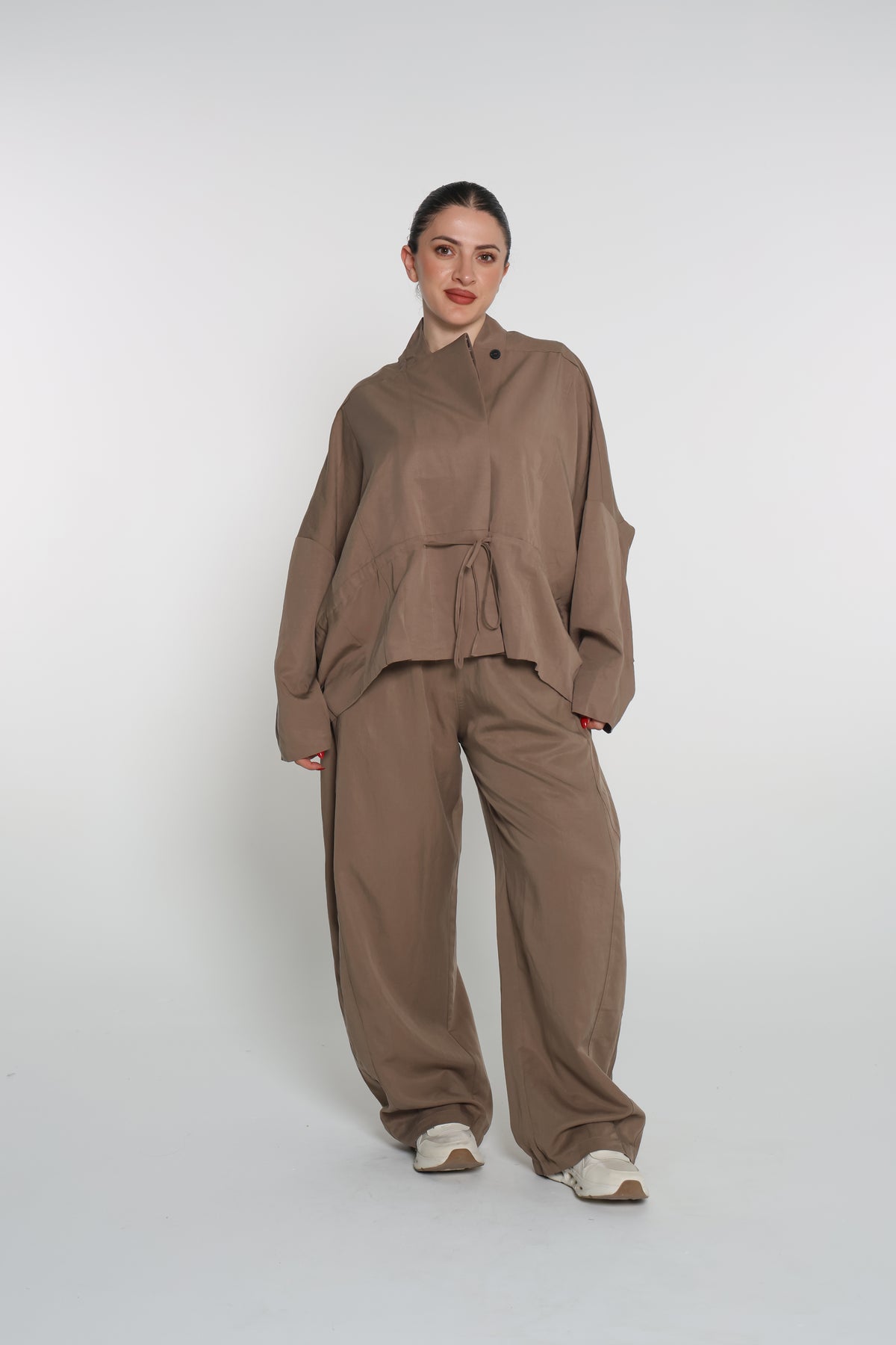 طقم واسع جكيت وبنطلون