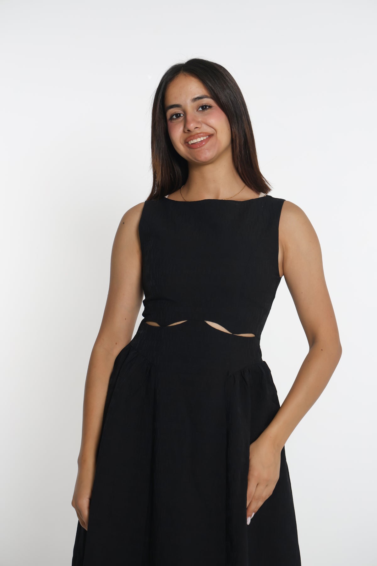 Cut out midi dress