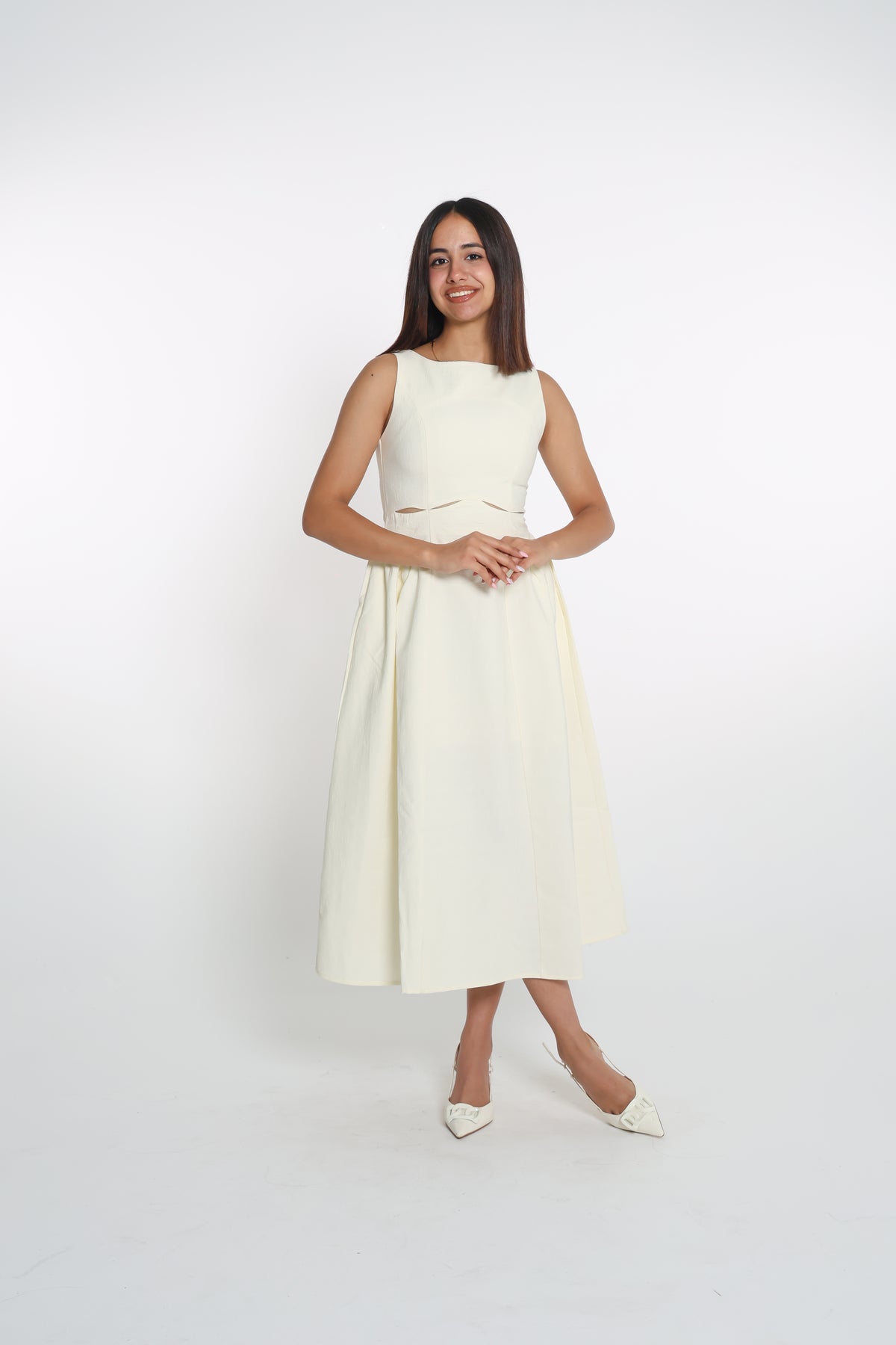 Cut out midi dress