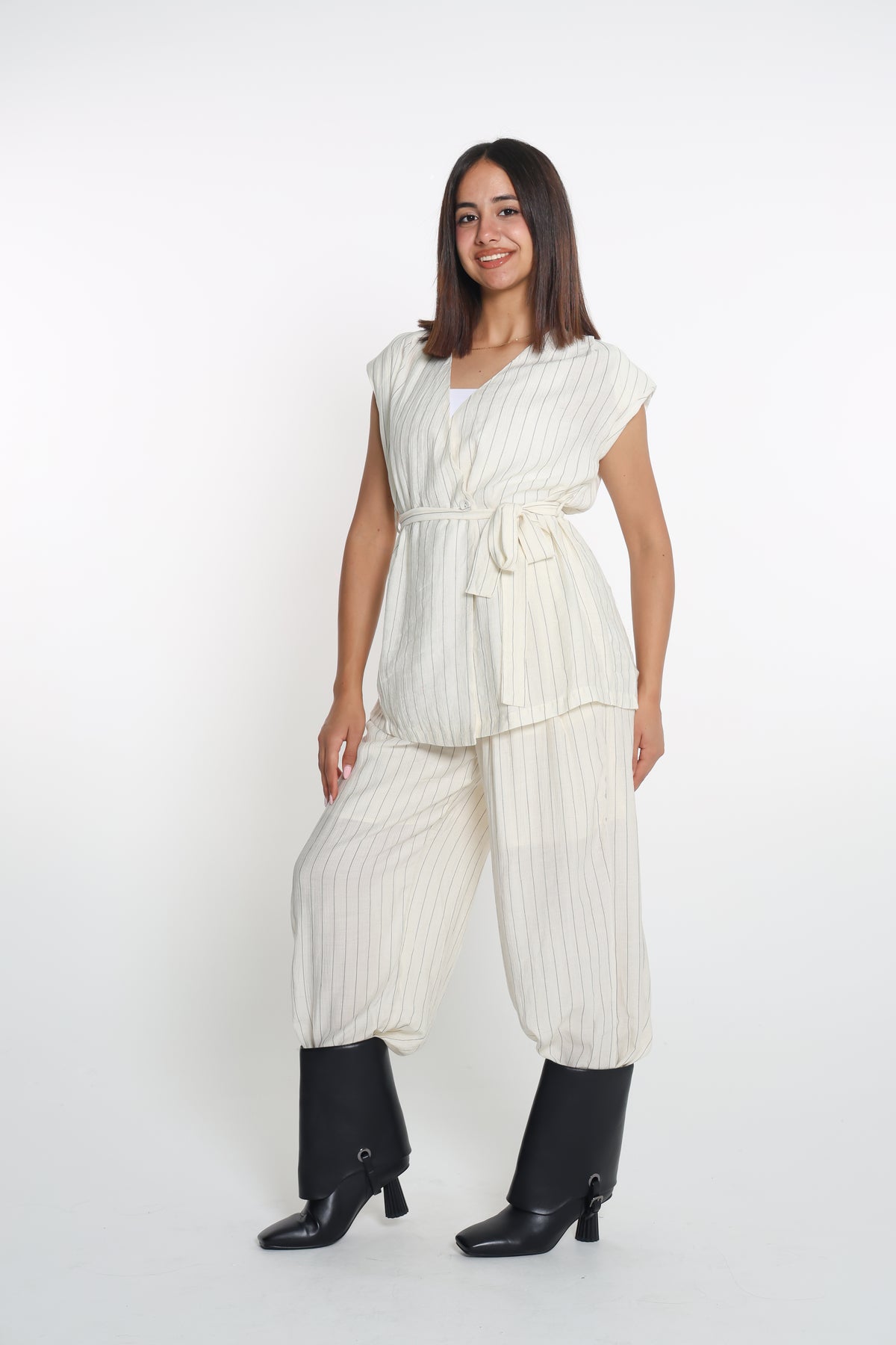 Striped 2 piece set - طقم مخطط