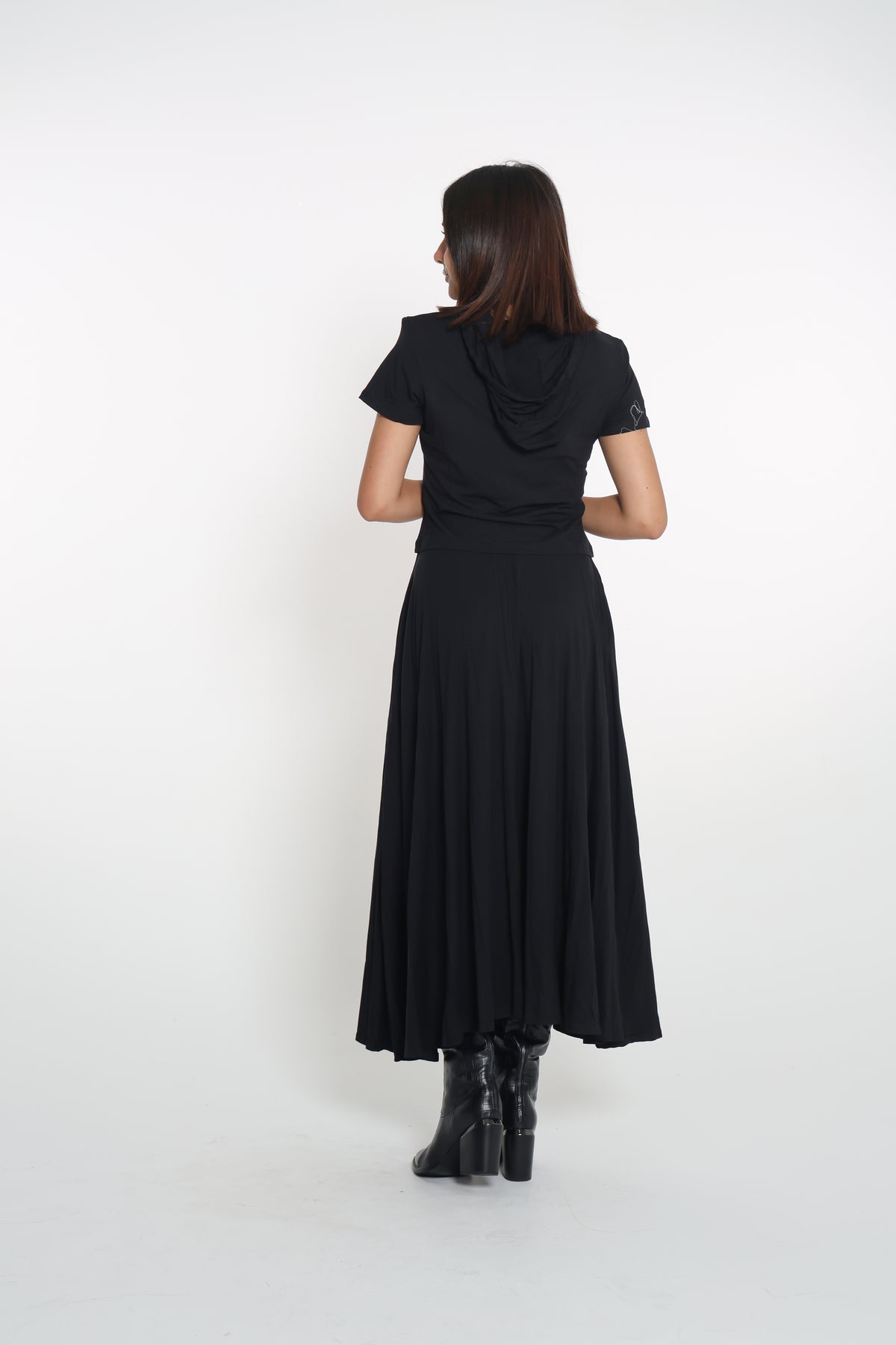 hooded 2 piece set - طقم جارزة مع تنورة