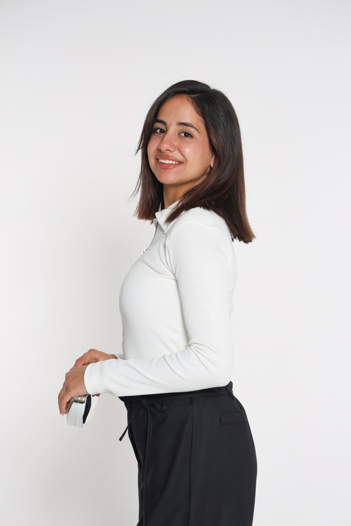 Zip up shirt- بلوزة سحّاب