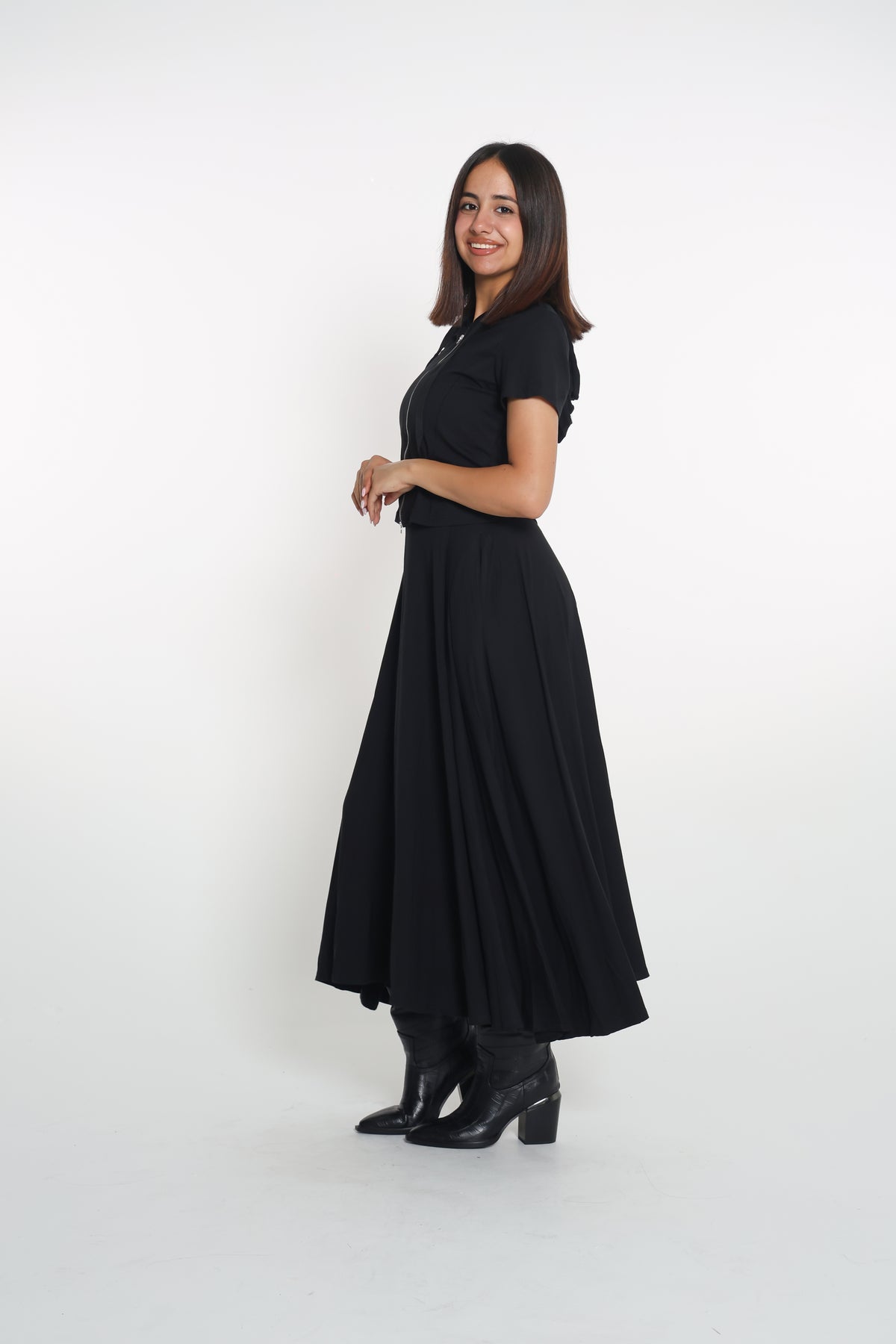 hooded 2 piece set - طقم جارزة مع تنورة